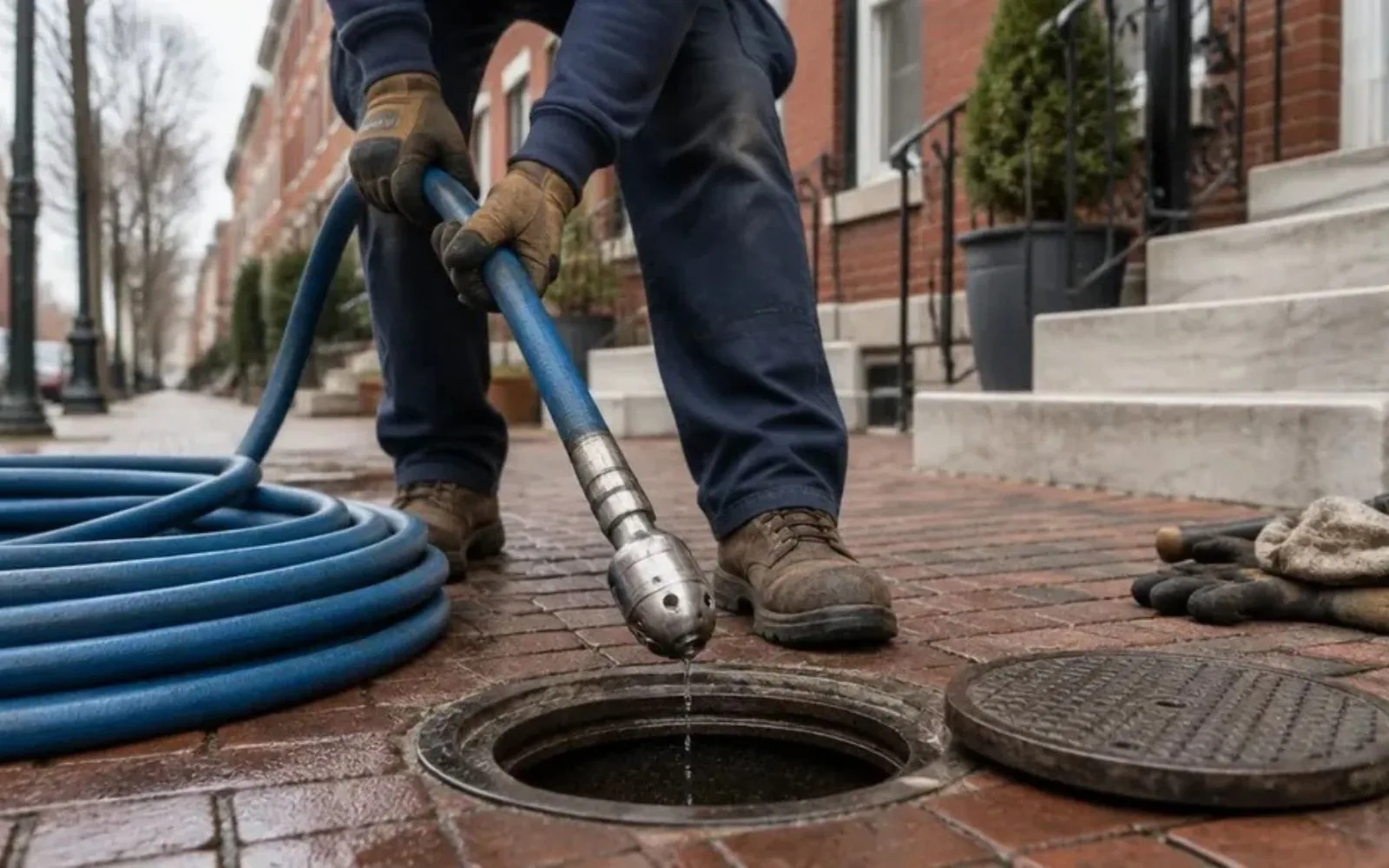 Hydro Jetting service by a licensed plumber in Pasadena, TX