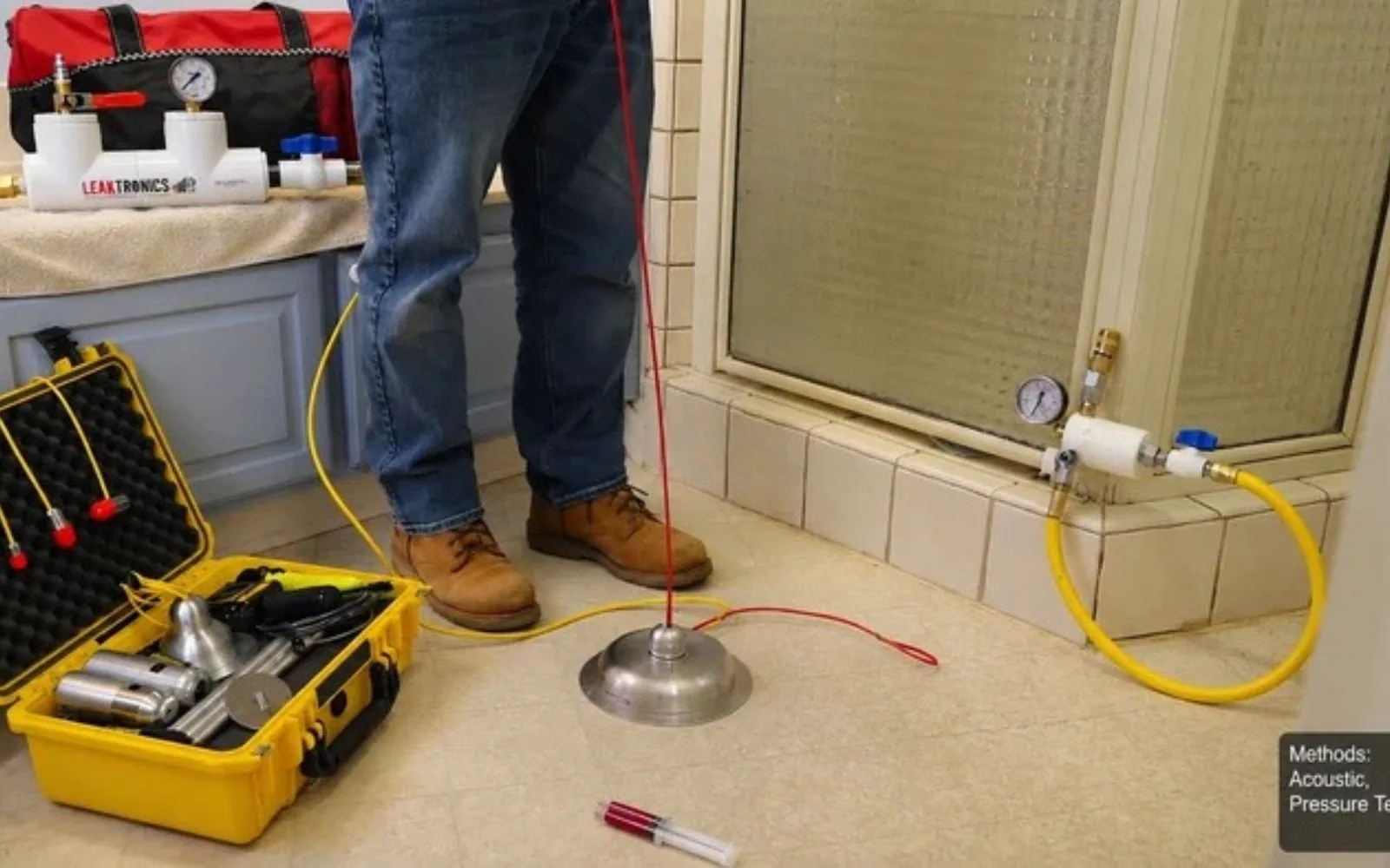 Leak Detection service by a licensed plumber in Pasadena, TX