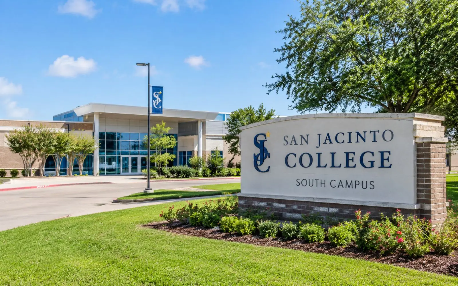 San Jacinto College South Campus area in South Houston, TX